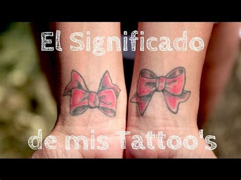 Significado de los tatuajes de moños en las piernas